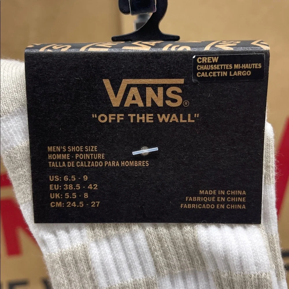 VANS "Off The Wall" Crew socks Checkerboard 
Vans socks (1 pair) - Picture 8 of 16